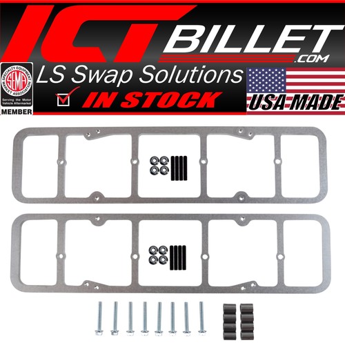 SBC Valve Cover Adapters 5586 Perimeter Bolt VC to 8702 Center Bolt