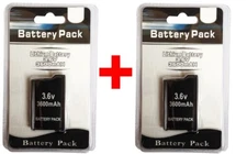 2 x PSP 2000 3000 (SLIM) Replacement Battery Pack 3.6v 3600 mAh