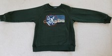Sonoma  Boy's Sweatshirt  Size 5/6  Dog Theme  Green.