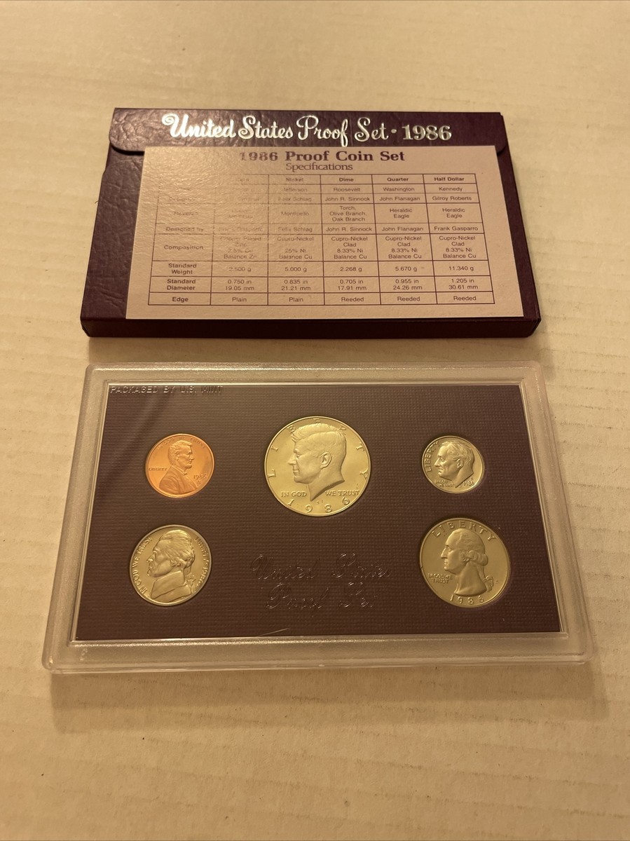 1986-S US United States Proof Set US Mint | eBay