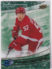 2022-23 UD Ice Hockey Ice Premieres Jonathan Berggren #201/599
