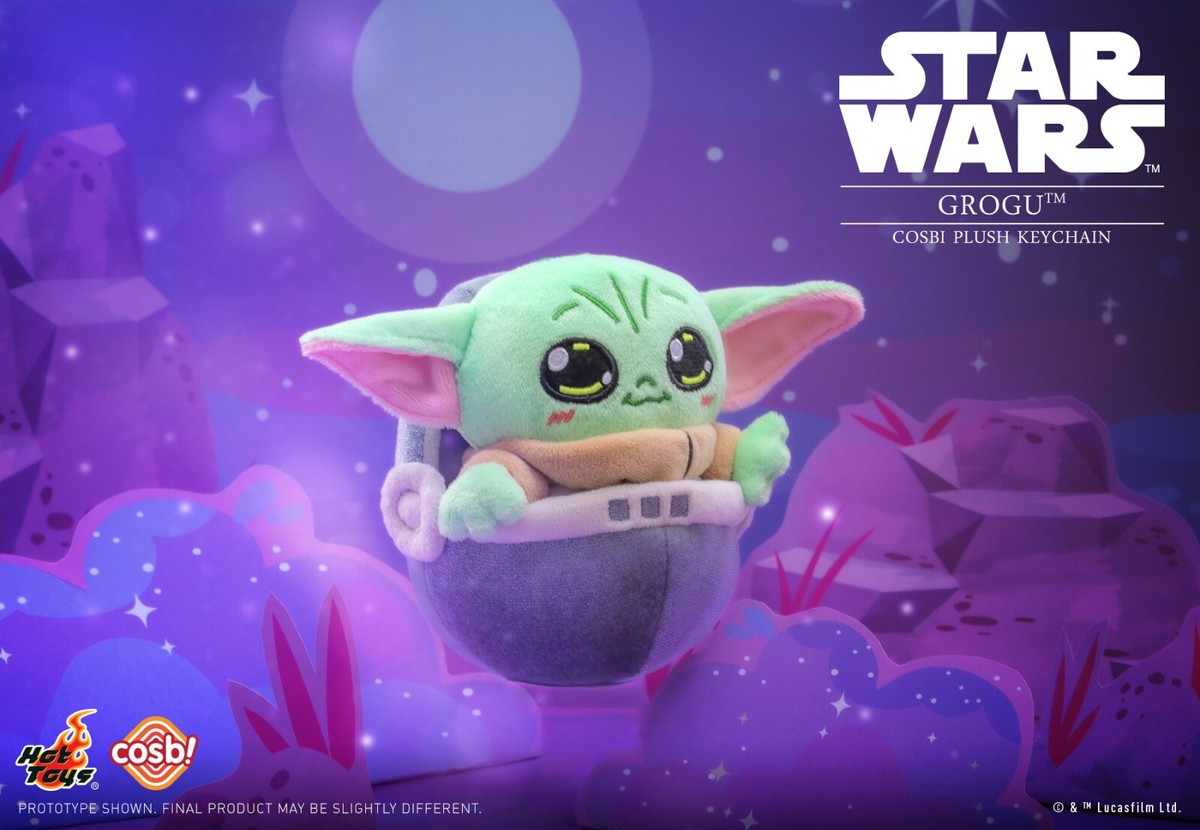 Hot Toys x Disney+ PPLU044N Star Wars Grogu Cosbi Plush Keychain