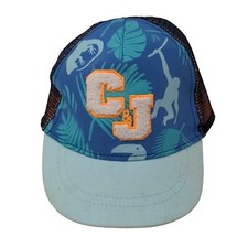 Unbranded Boy's Toddler Stretchy Mesh Back Hat Blue Size 2T-5T Embroidered Logo