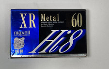 MAXELL Japan XR Metal 60 HI 8 Video Cassette Tape 1 