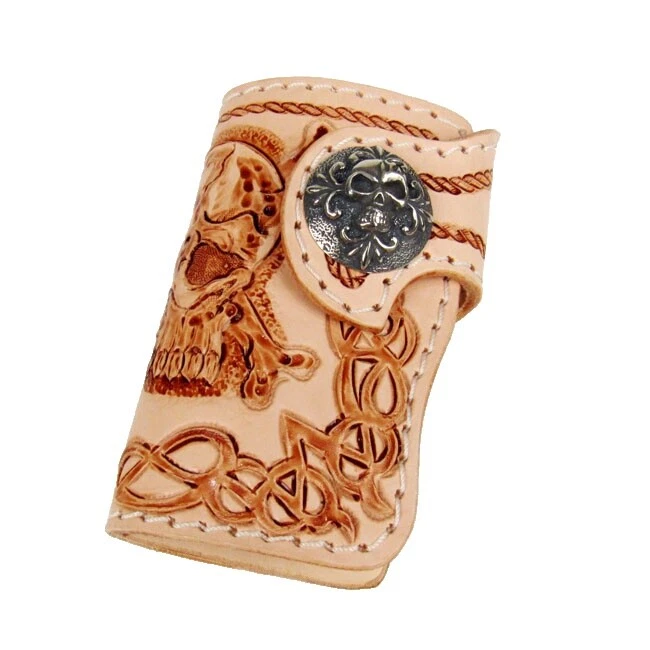 Llaveros, anillos y estuches de cuero para hombre para pasatiempos y artesanías