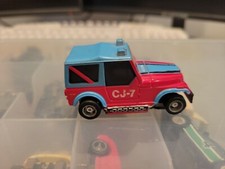 Tyco Jeep CJ-7 Red Blue 1A10