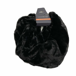 WEST LOOP Womens Black Faux Fur Infinity Scarf 49022205956 | eBay