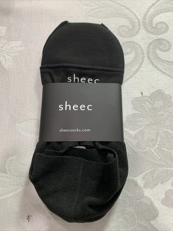 Calcetines de lana Sheec de color negro liso, talla para mujer 7,5-9,5, paquete de 6-8,6 para hombre Foto 2 de 3