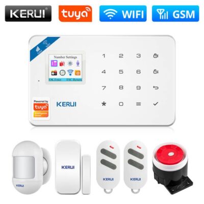 KERUI Wireless Wifi GSM SMS Tuya App Home House Security Alarm System Burglar