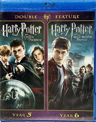 Harry Potter: The Order Of The Phoenix + The Half Blood Prince (Blu-ray) 2 Disc