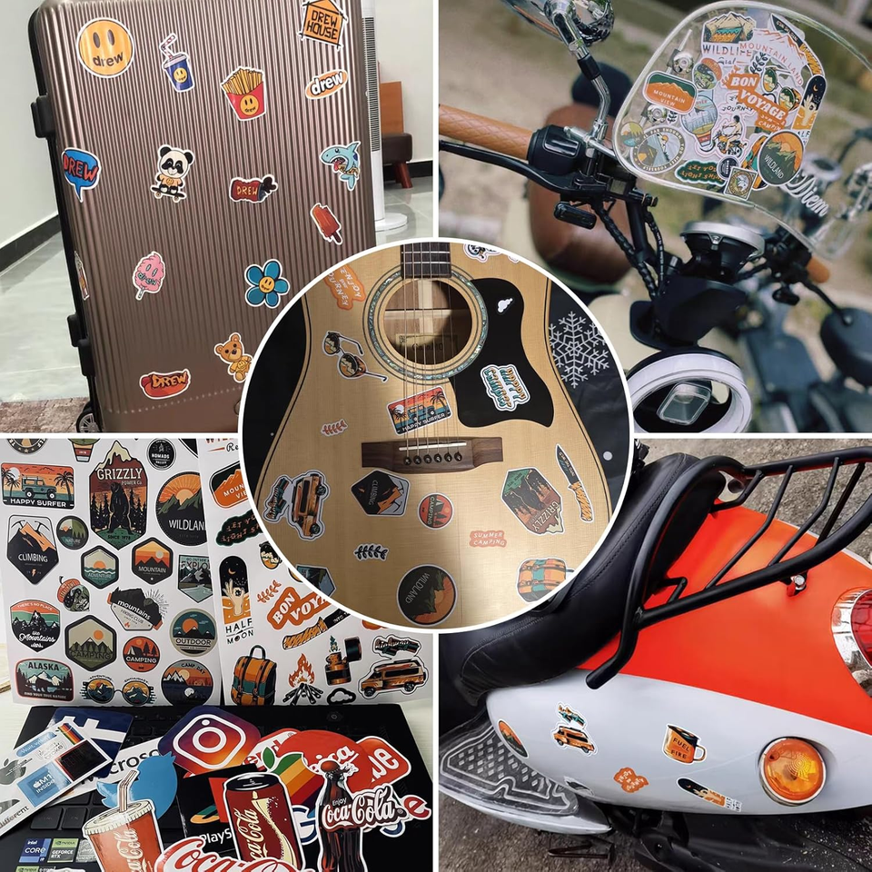 Printable Vinyl Sticker Paper for Inkjet Printer Transparent Clear