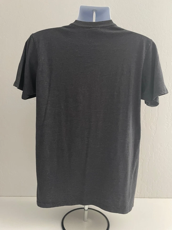 Volcom Mens Size M Gray Red Short Sleeve Crew Neck T Shirt Skate Y2k Logo - Image 4 of 4