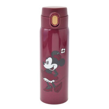 Japan Tokyo Disney Store Minnie Stainless Steel Bottle Modern Color Drinkware