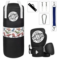 Badboxe  kids Punching Bag Set  2ft  Unfilled / Empty With Free Boxing Gloves