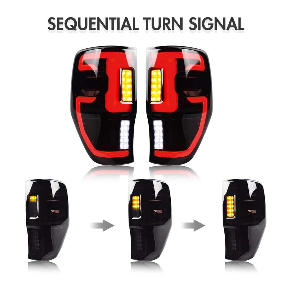 Европейская версия светодиодные задние фонари для Ford Ranger XL XLT 12-21 задние поворотники лампа в сборе - Изображение 4 из 4