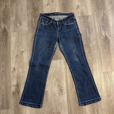 Levi's 529 Curvy Bootcut Jeans Womens Denim Blue Stretch