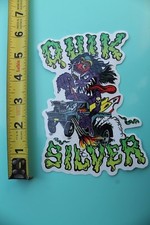 QUIKSILVER Surfboards Monster Hot Rod Pizz Art Racing Vintage Surfing STICKER