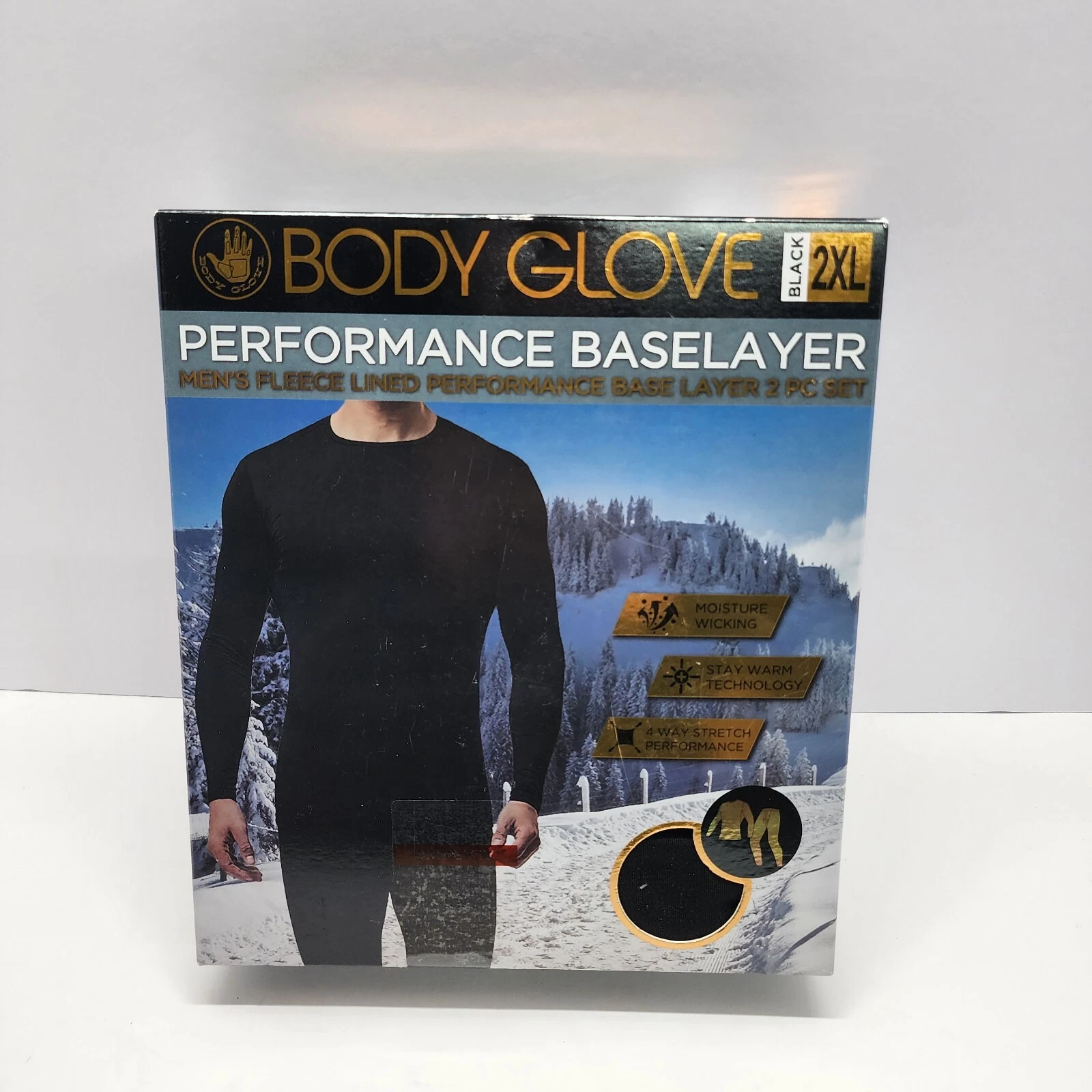 BODY GLOVE Performance 2 PC BASE LAYER Legging Pants SHIRT SET Mens Size XXL NEW
Opens in a new wind