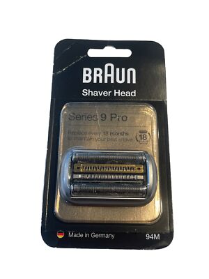 Braun Series 9 Pro Cassette 94M Replacement Shaver Head ( Silver