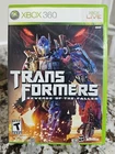 Transformers: Revenge of the Fallen (Microsoft Xbox 360, 2009) TESTED - Complete