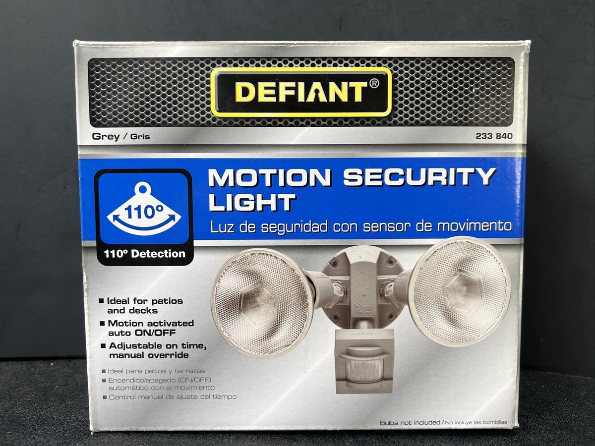 Defiant 110 Degree Motion Security Light White Motion Detectors