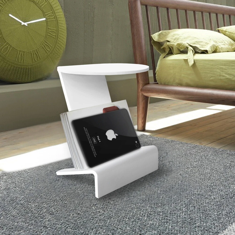 COBRA tavolino portariviste da salotto in plexiglass design moderno - Immagine 4 di 4