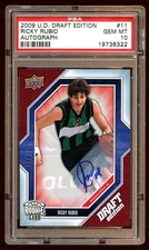 POP 1 PSA 10 RICKY RUBIO 2009 UD DRAFT PICK RC AUTO /499 THE ONLY PSA 10 GEMMINT