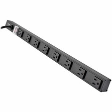 Tripp Lite 24" 8-Outlet Vertical Power Strip w/ 15ft Cord - Black