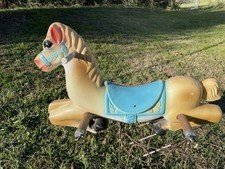 Vintage Wonder Horse Bouncy Spring Ride-On Horse Toy, Blow Mold Horse Only