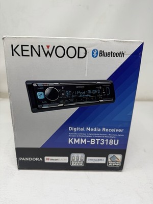Kenwood Radio AM FM Radio MP3 Player KMM-BT318U With SiriusXM SXV100 Tuner