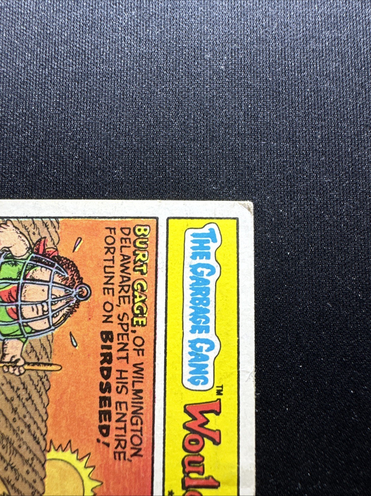Topps Garbage Pail Kids 1987 Series 9 Barnacle Bill #349b