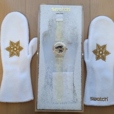 Swatch SUOZ159S 2012 Christmas Limited Edition Unused Holiday Swiss Watch