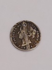 Canada Silver 25 Cent Queen Victoria Love Token coin