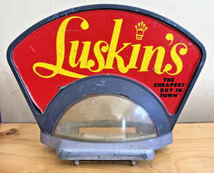 Vintage DUNCAN 60 Parking Meter LUSKINS Advertising Topper Head