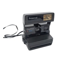 Vintage Polaroid One Step Close Up Grey Instant Film Camera With Strap Tested UK