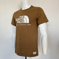 The North Face Herren T-Shirt Small braun Berkeley California 1966 nachhaltig
