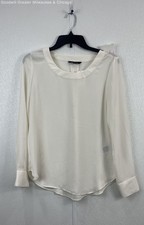 Banana Republic Sheer White Button-Up Women's Blouse Size XS NWT