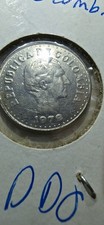 1972 Columbia 10 Centavos Coin DOUBLE DIE OBVERSE (DDO) Free Shipping