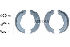 Bremsbackensatz Feststellbremse TEXTAR 91065700 für KIA SORENTO JC 1 VAN CRDi