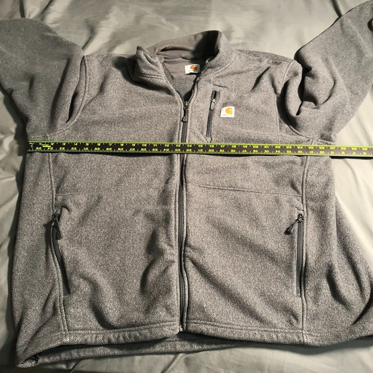 Carhartt Dalton Full‑Zip Fleece Jacket 103832‑036 Shadow Heather