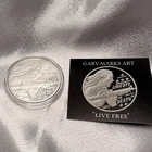 2017 Gary Marks Liberty or Death1 oz .999 Silver + bonus 1/10 oz freedom Girl