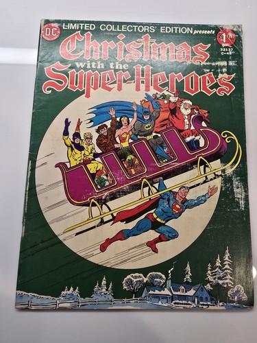 Edición Limitada Coleccionista ¡Navidad con los Superhéroes! DC Comics 1976 C-43
