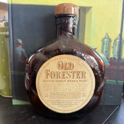 Empty Forester Kentucky Bourbon Whiskey Bottle 4/5 Quarts