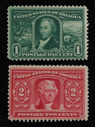 CKStamps: US Stamps Collection Scott#323 Mint NH OG #324 LH OG
