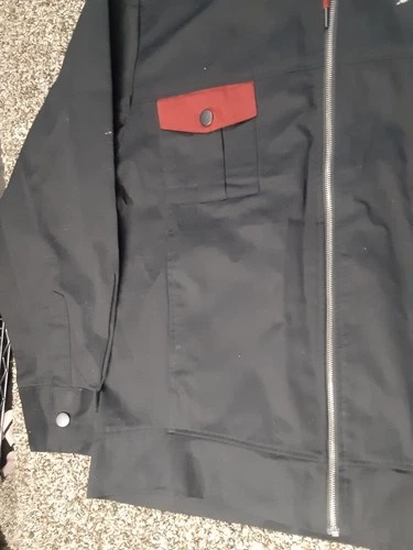 Jinx Diablo IV Blizzard 2022 Lilith Pentagram Canvas Full Zip Hooded Jacket XL  image 2