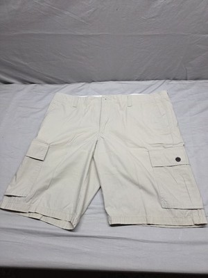 DOCKER'S Men's Tan FlatFront Relaxed Fit Cargo Shorts Size 40''/ 10''Inseam