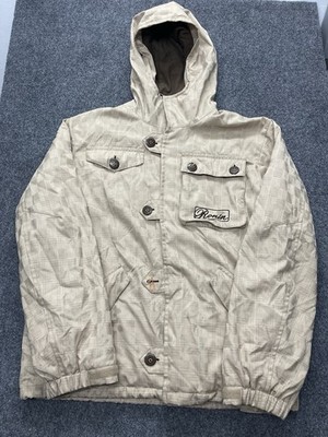 Distressed Burton Snowboarding Ronin Associate Jacket Mens Sz L Rare Y2K Brown