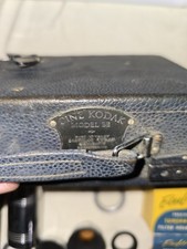 Vintage Cine-Kodak Model BB 16mm Camera  Spring Motor Runs   Complete Kit w Case