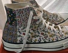 Converse Sz 8 All Star High Tops - Chuck Taylor - Funky - Free P&P