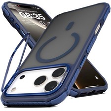 Shockproof Camera Stand Mag Safe Case For iPhone 17 16 15 14 Plus 13 12 Pro Max